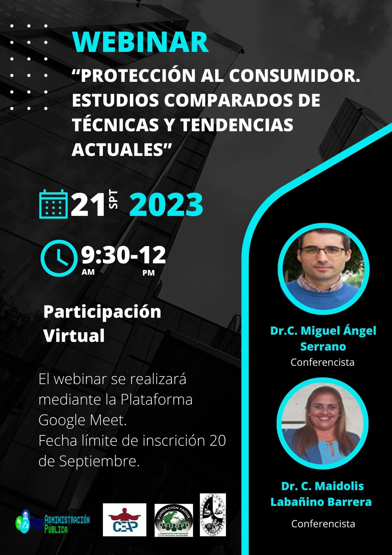 Webinar “Protección al consumidor. Estudios comparados de técnicas y tendencias actuales” (2023-09-21)